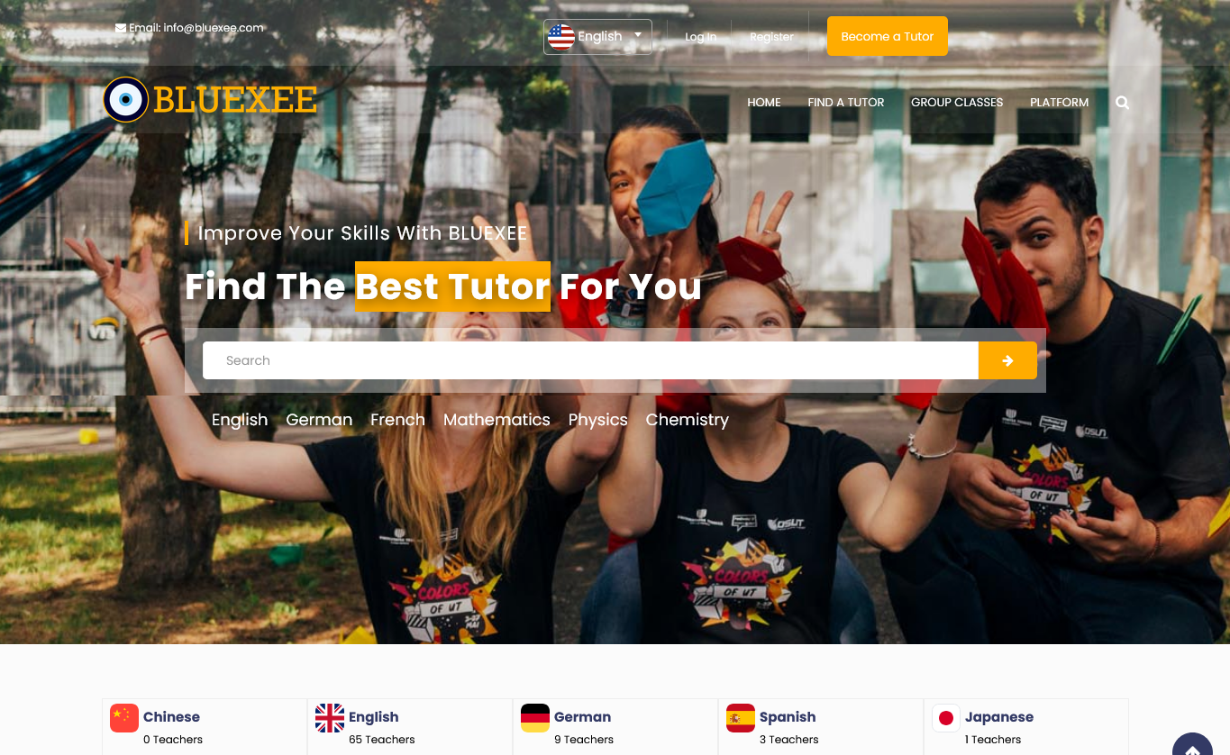 Bluexee — Find the Best Tutor for You